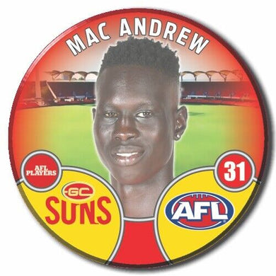 2022 AFL Gold Coast Suns - ANDREW, Mac