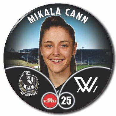 2023 AFLW S7 Collingwood Player Badge - CANN, Mikala