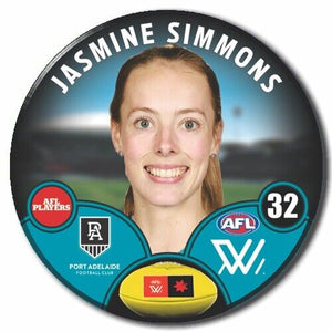 AFLW S8 Port Adelaide Football Club - SIMMONS, Jasmine