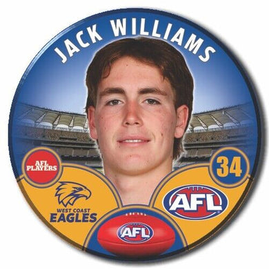 2023 AFL West Coast Eagles Football Club - WILLIAMS, Jack