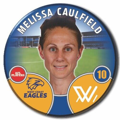 2022 AFLW West Coast Eagles Player Badge - CAULFIELD, Melissa
