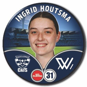 2023 AFLW S7 Geelong Player Badge - HOUTSMA, Ingrid