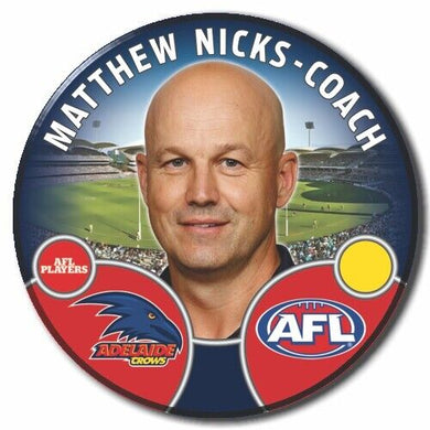 2022 AFL Adelaide Crows - NICKS, Matthew - COACH
