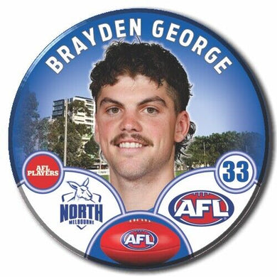 2023 AFL North Melbourne Football Club - GEORGE, Brayden