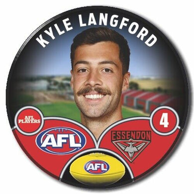 2024 AFL Essendon Football Club - LANGFORD, Kyle
