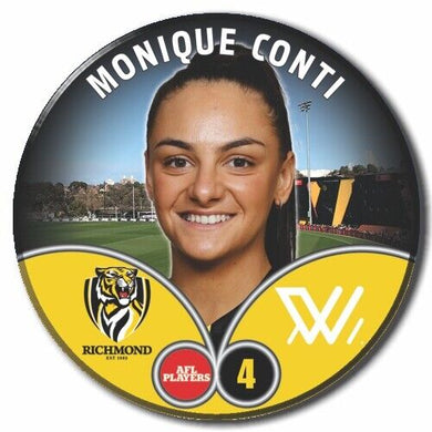 2023 AFLW S7 Richmond Player Badge - CONTI, Monique