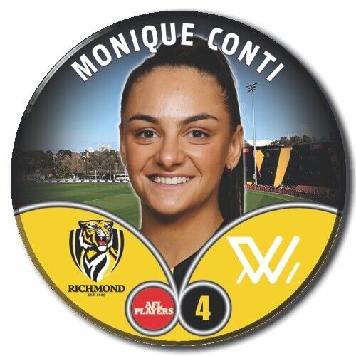 2023 AFLW S7 Richmond Player Badge - CONTI, Monique