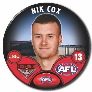 2023 AFL Essendon Football Club - COX, Nik