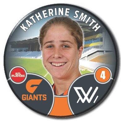 2022 AFLW GWS Player Badge - SMITH, Katherine