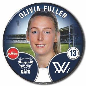2022 AFLW Geelong Player Badge - FULLER, Olivia