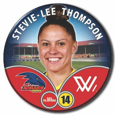 2023 AFLW S7 Adelaide Crows Player Badge - THOMPSON, Stevie-Lee