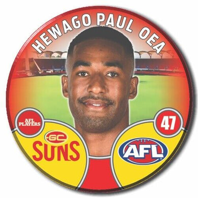 2022 AFL Gold Coast Suns - OEA, Hewago Paul