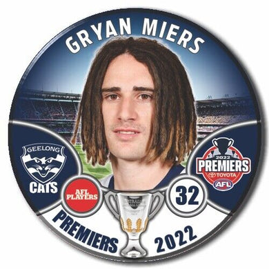 2022 AFL PREMIERS Geelong - MIERS, Gryan