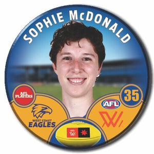 AFLW S8 West Coast Eagles Football Club - McDONALD, Sophie