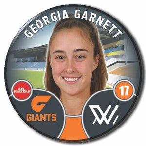 2022 AFLW GWS Player Badge - GARNETT, Georgia
