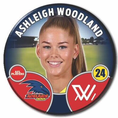 2022 AFLW Adelaide Player Badge - WOODLAND, Ashleigh