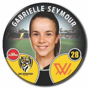 2022 AFLW Richmond Player Badge - SEYMOUR, Gabrielle