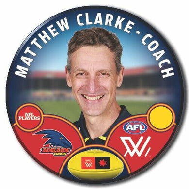 AFLW S8 Adelaide Football Club - AA COACH - CLARKE, Matthew