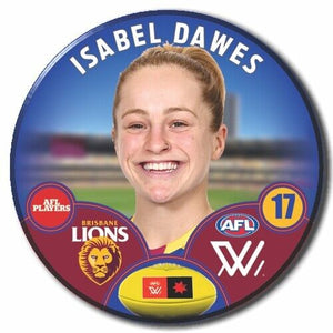 AFLW S8 Brisbane Lions Football Club - DAWES, Isabel