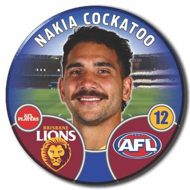 2022 AFL Brisbane Lions - COCKATOO, Nakia