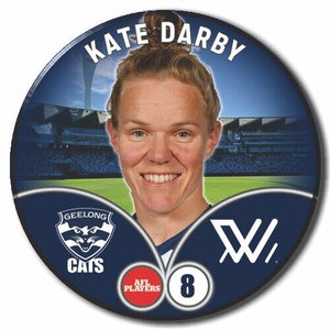 2023 AFLW S7 Geelong Player Badge - DARBY, Kate
