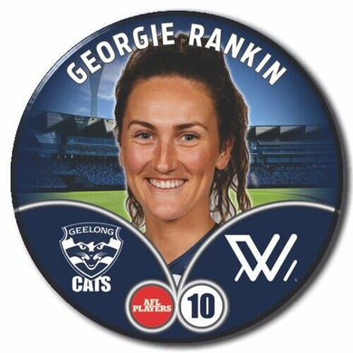 2023 AFLW S7 Geelong Player Badge - RANKIN, Georgie