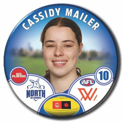 AFLW S8 North Melbourne Football Club - MAILER, Cassidy