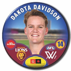 AFLW S8 Brisbane Lions Football Club - DAVIDSON, Dakota