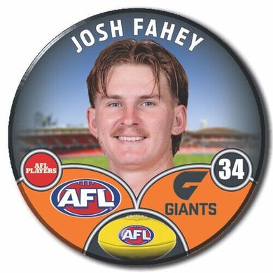 2024 AFL GWS Giants Football Club - FAHEY, Josh