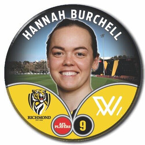 2023 AFLW S7 Richmond Player Badge - BURCHELL, Hannah