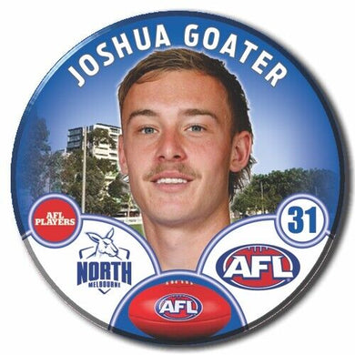 2023 AFL North Melbourne Football Club - GOATER, Joshua