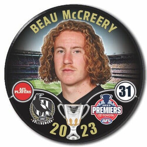 2023 AFL PREMIERS Collingwood - McCREERY, Beau