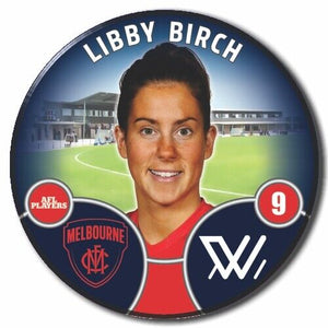 2022 AFLW Melbourne Player Badge - BIRCH, Libby