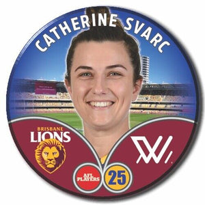 2023 AFLW S7 Brisbane Player Badge - SVARC, Catherine