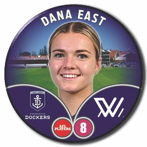 2023 AFLW S7 Fremantle Player Badge - EAST, Dana