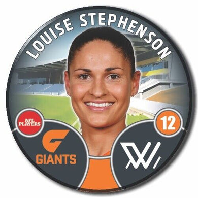 2022 AFLW GWS Player Badge - STEPHENSON, Louise