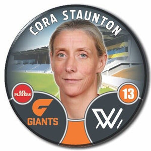 2022 AFLW GWS Player Badge - STAUNTON, Cora