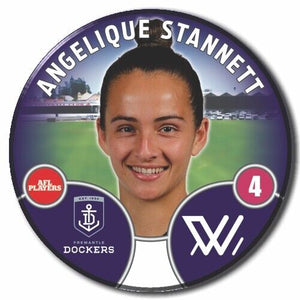 2022 AFLW Fremantle Player Badge - STANNETT, Angelique