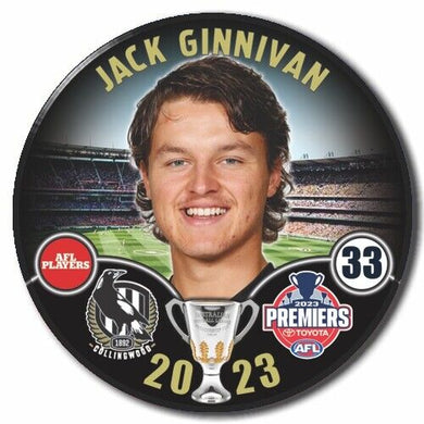2023 AFL PREMIERS Collingwood - GINNIVAN, Jack