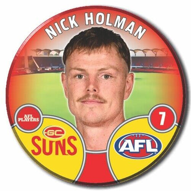 2022 AFL Gold Coast Suns - HOLMAN, Nick