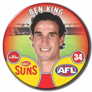 2022 AFL Gold Coast Suns - KING, Ben