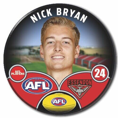 2024 AFL Essendon Football Club - BRYAN, Nick