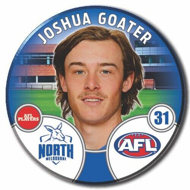 2022 AFL North Melbourne - GOATER, Joshua