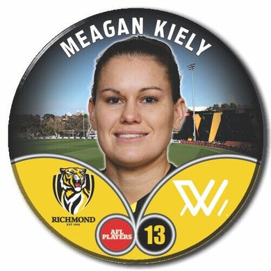 2023 AFLW S7 Richmond Player Badge - KEILY, Meagan
