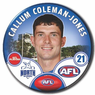 2023 AFL North Melbourne Football Club - COLEMAN-JONES, Callum