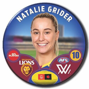 AFLW S8 Brisbane Lions Football Club - GRIDER, Natalie