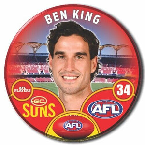 2023 AFL Gold Coast Suns Football Club - KING, Ben