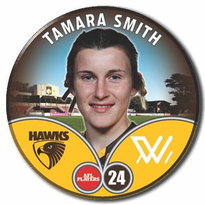 2023 AFLW S7 Hawthorn Player Badge - SMITH, Tamara