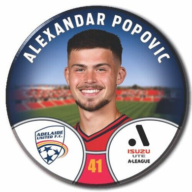 ISUZU UTE A-LEAGUE - ADELAIDE UNITED - POPOVIC, Alexandar