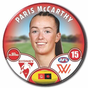 AFLW S8 Sydney Swans Football Club - McCARTHY, Paris